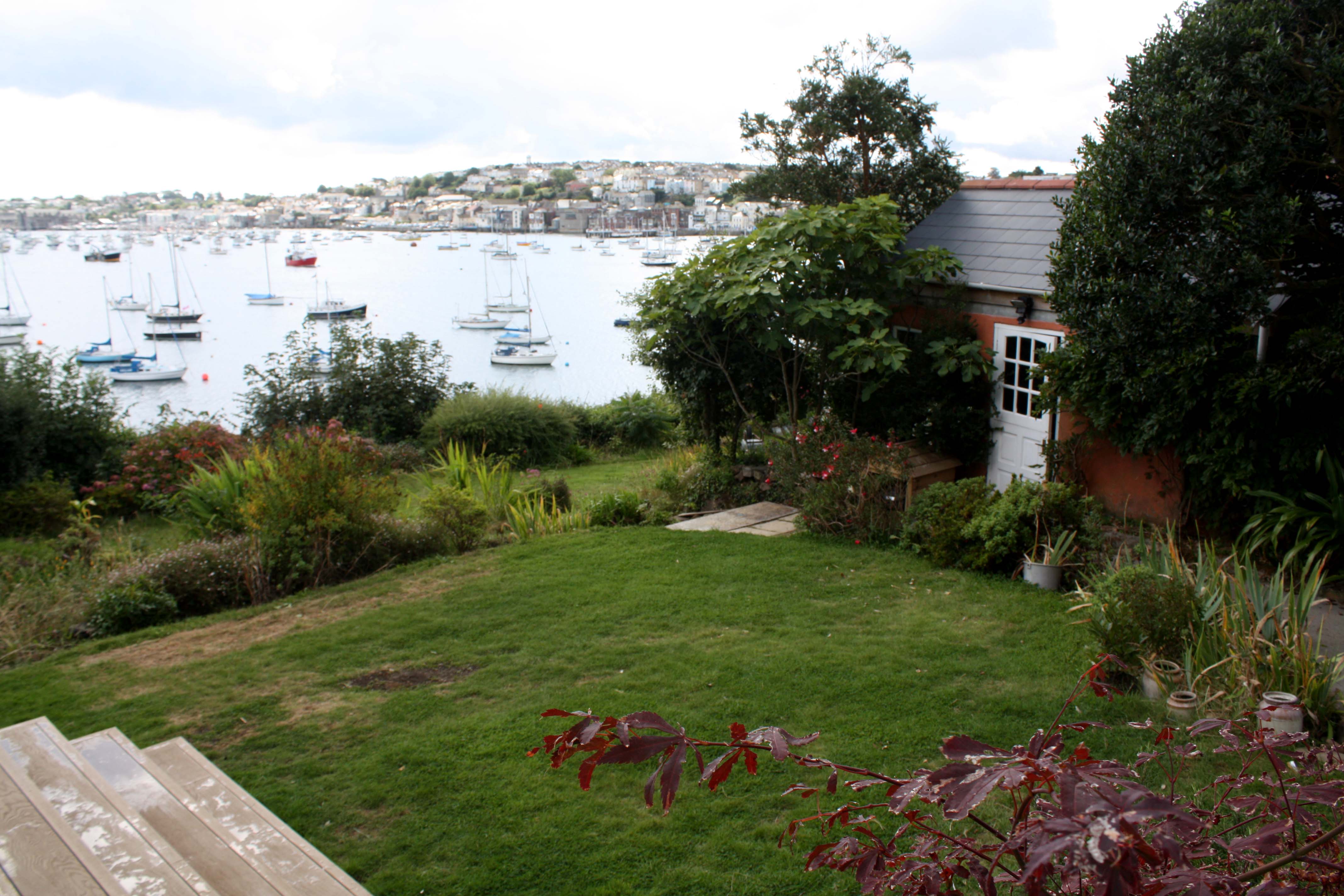 after photo of the coastal garden